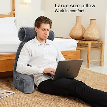Amazon.com: mittaGonG Extra Large Reading Pillow for Sitting in